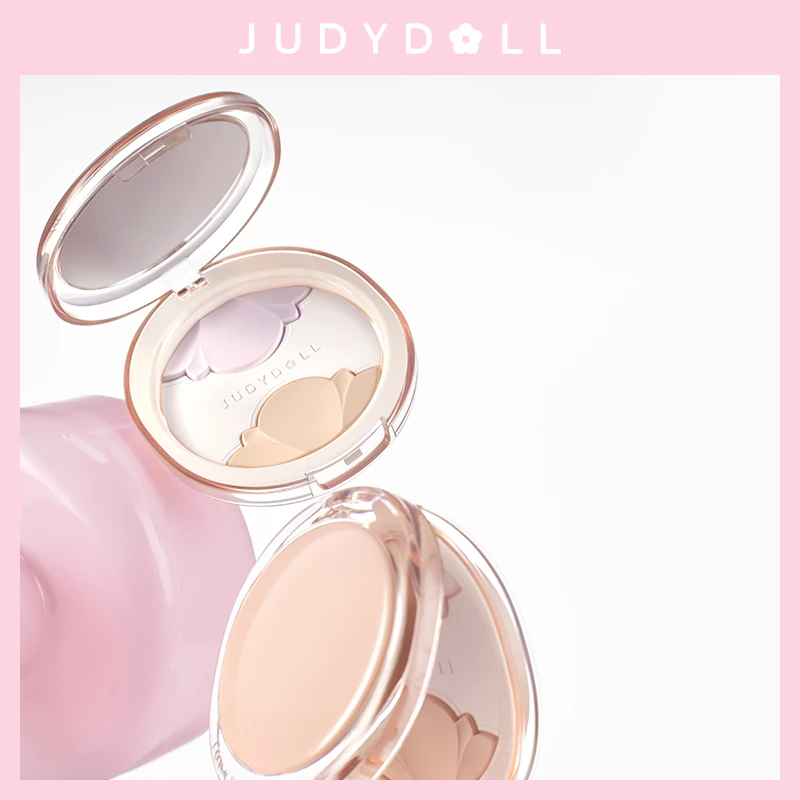 【品牌推荐】Judydoll橘朵造物釉美三拼粉饼蜜粉饼补妆提亮不脱妆