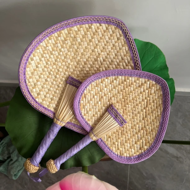 【买一送一亲子麦秆扇】文化意义手摇大蒲扇天然麦秆纯手工编织