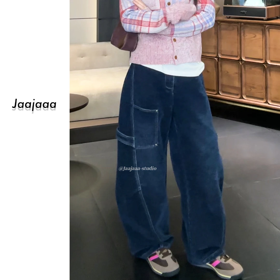 Jaajaaa北美海岸线 宽松百搭时尚休闲裤/IAEE