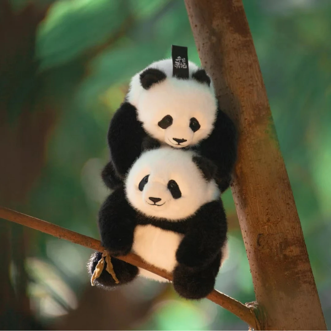 【掌中宝熊猫渝可渝爱】 千寻日记包包挂件仿真玩偶可爱大熊猫礼物