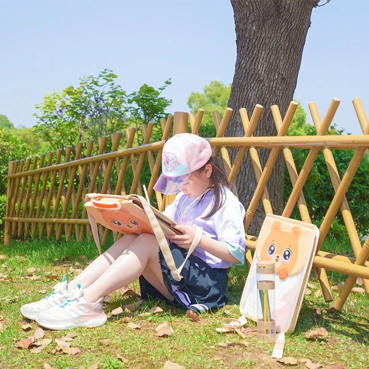 儿童益智玩具户外探索写生绘画涂鸦diy植物树叶花采集观察标本包