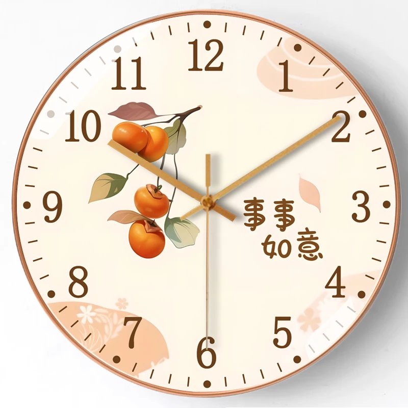 轻奢时尚挂钟创意网红钟表静音简约大气客厅挂钟挂表卧室清新时钟