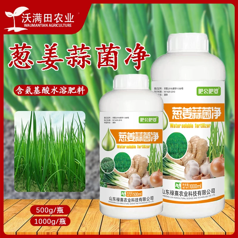 葱姜蒜菌净干尖黄叶烂根水溶肥根强苗壮长势健壮增产增收叶面肥