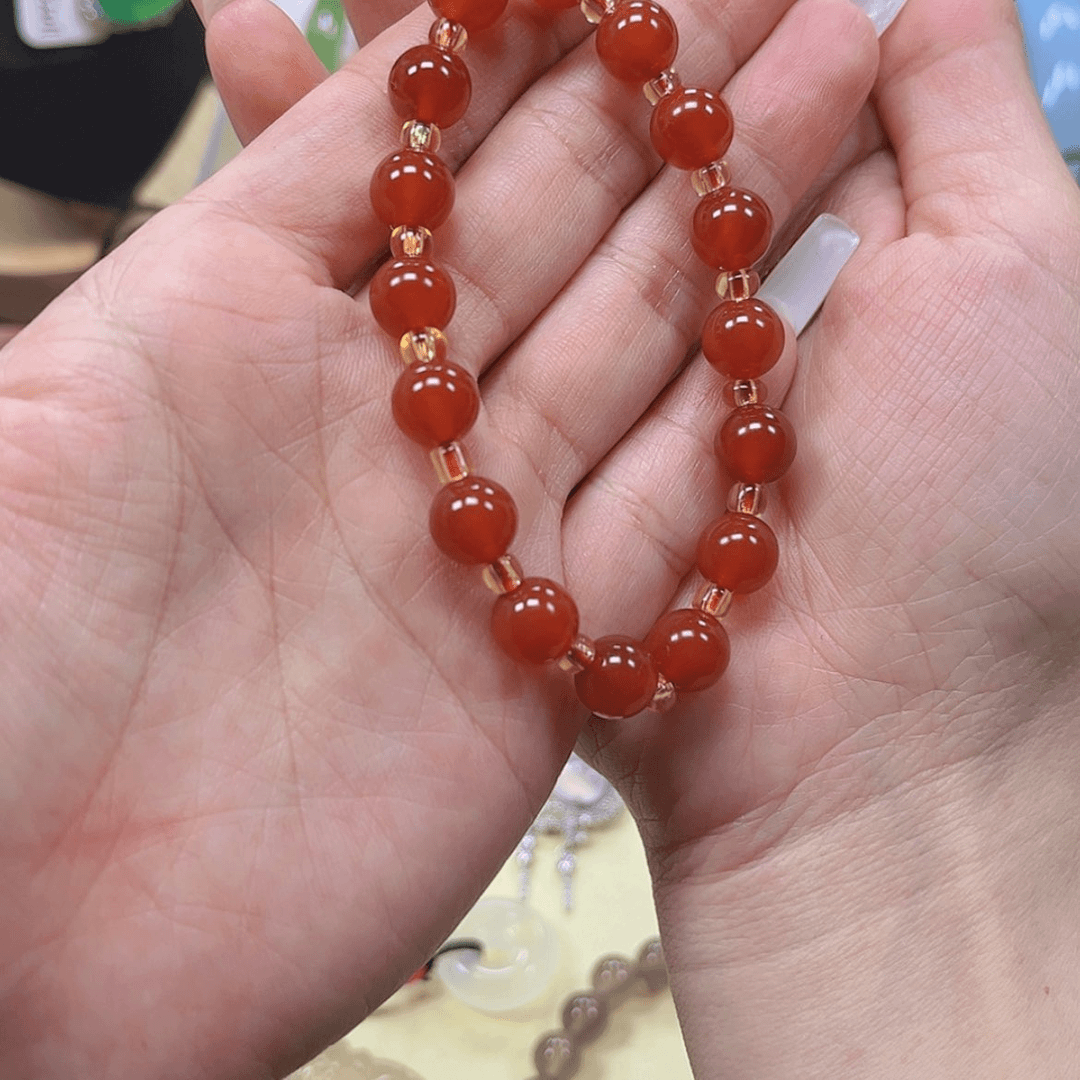 【闪购商品】玛瑙/玉髓手镯合金