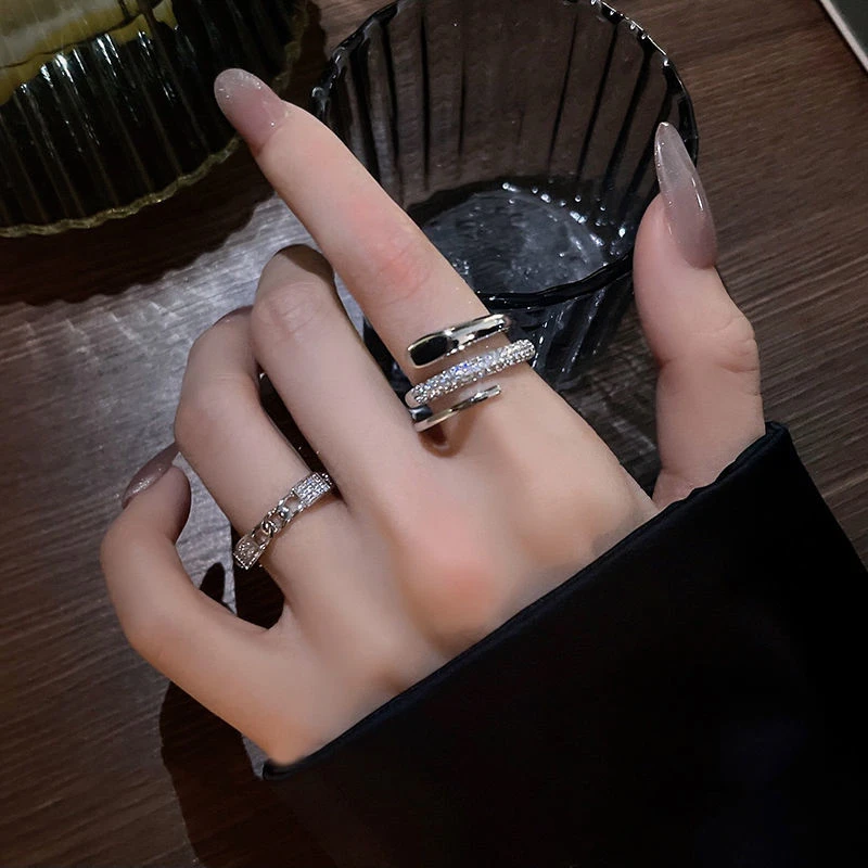 轻奢小众设计开口高级感时尚个性网红食指女
