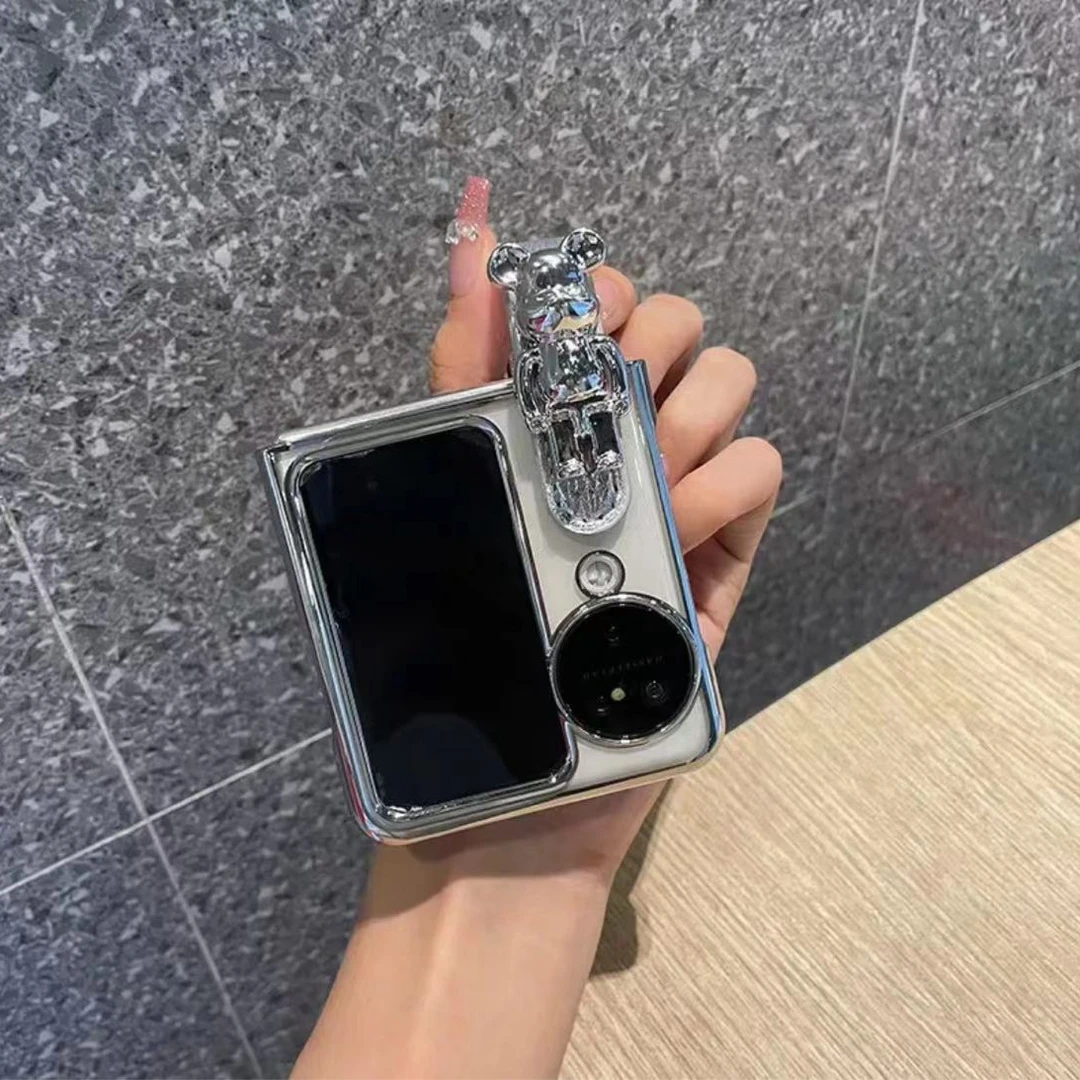 创勒oppofindn3flip手机壳腕带电镀壳幻影透明折叠屏轻奢创意个性