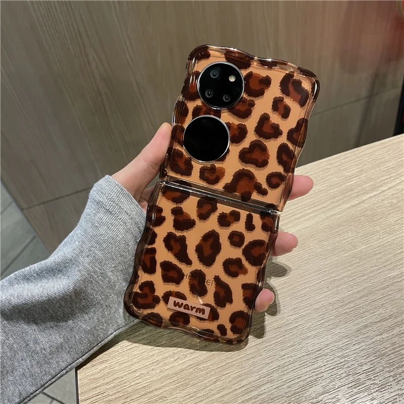 适用于华为p50pocket手机壳折叠屏pocket2大波浪硅胶软壳PocketS