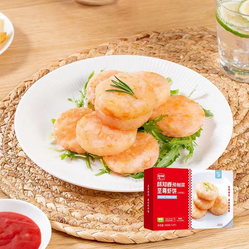 味知香[满50元包邮]-至尊虾饼250g(6片)-真材实料品牌产品鲜香