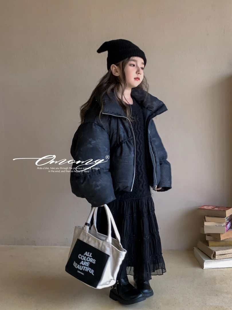 【黑色】2023深冬加厚设计师款外套保暖潮款高定新款羽绒服MGW5052