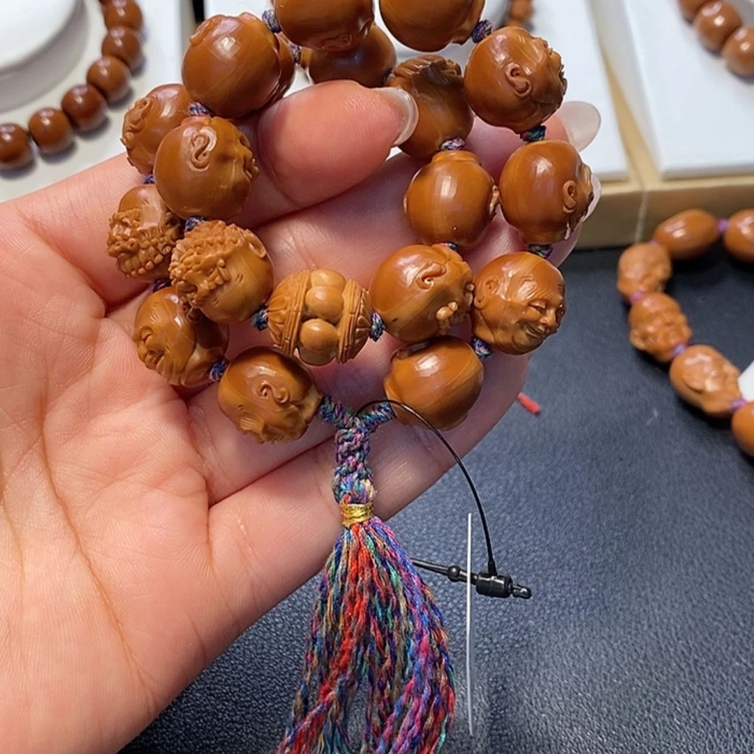 【闪购商品】橄榄核核雕幽*谭