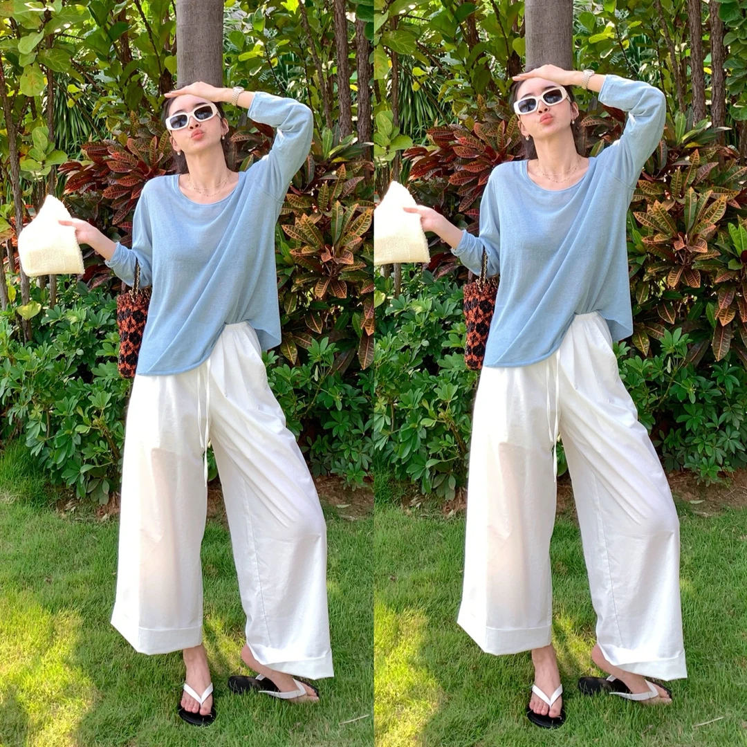 【艾彤】夏季新品韩系高端时尚通勤网红百搭反季女装