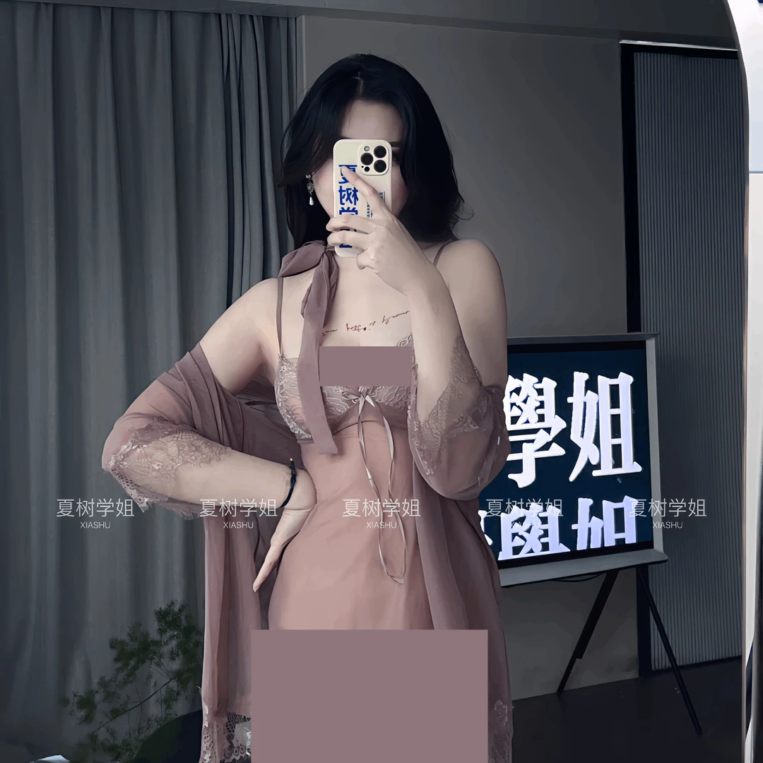 「夏树学姐」绮梦翩翩显瘦性感小众甜美多巴胺禅意仙气飘飘纯欲慵懒