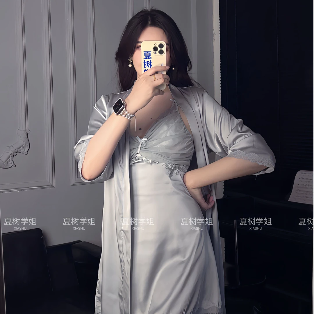 「夏树学姐」雨后花园性感轻奢韩系ins知性风衣服纯欲慵懒风老钱风