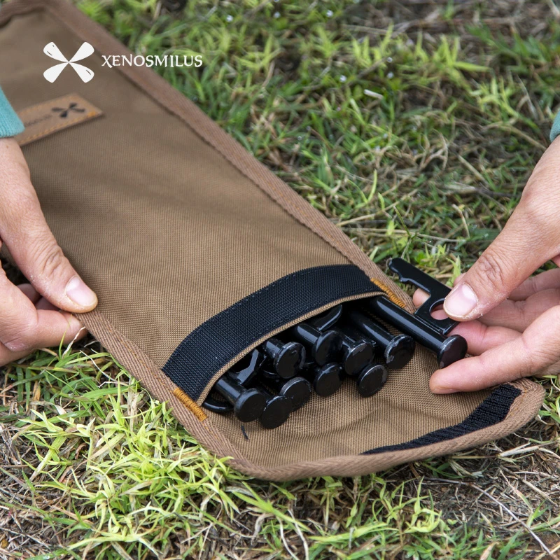 高强度户外天幕大型野营帐篷钢铁地钉坚固出口加粗沙滩雪配件黑色