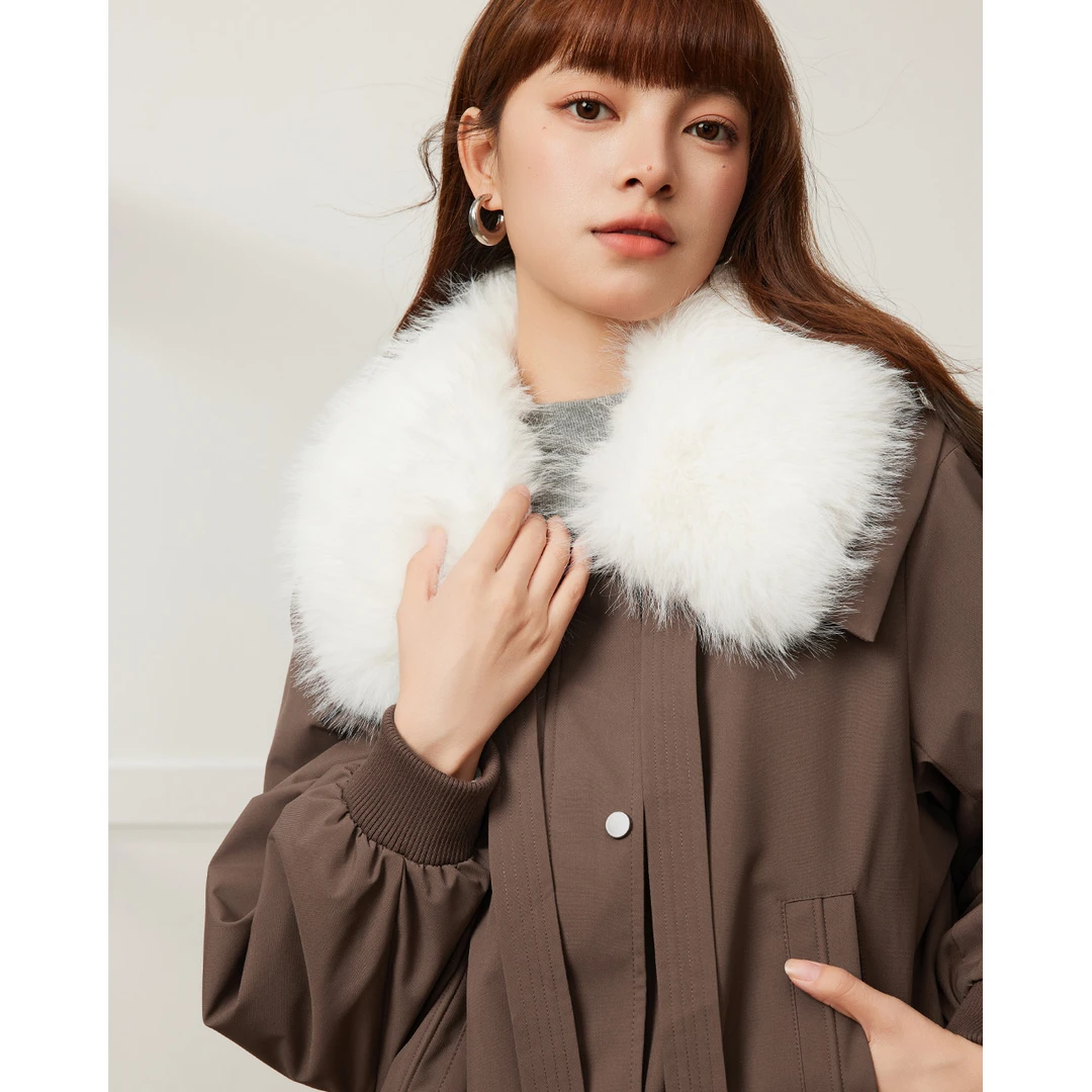 IEF/爱依服2025冬季新款时尚复古重工别致设计显瘦百搭工装外套