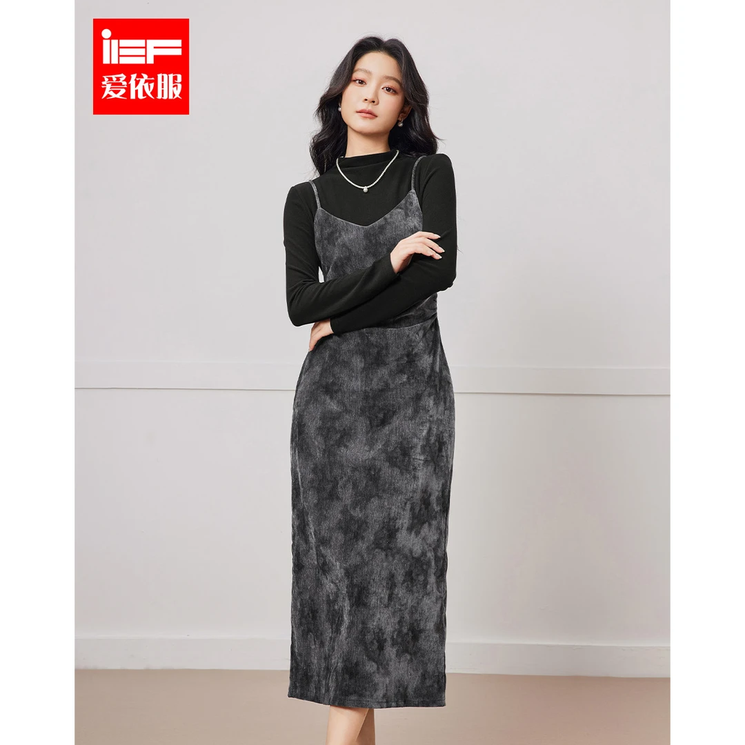IEF/爱依服时尚套装2025秋冬新款法式成熟优雅气质通勤风里外套裙
