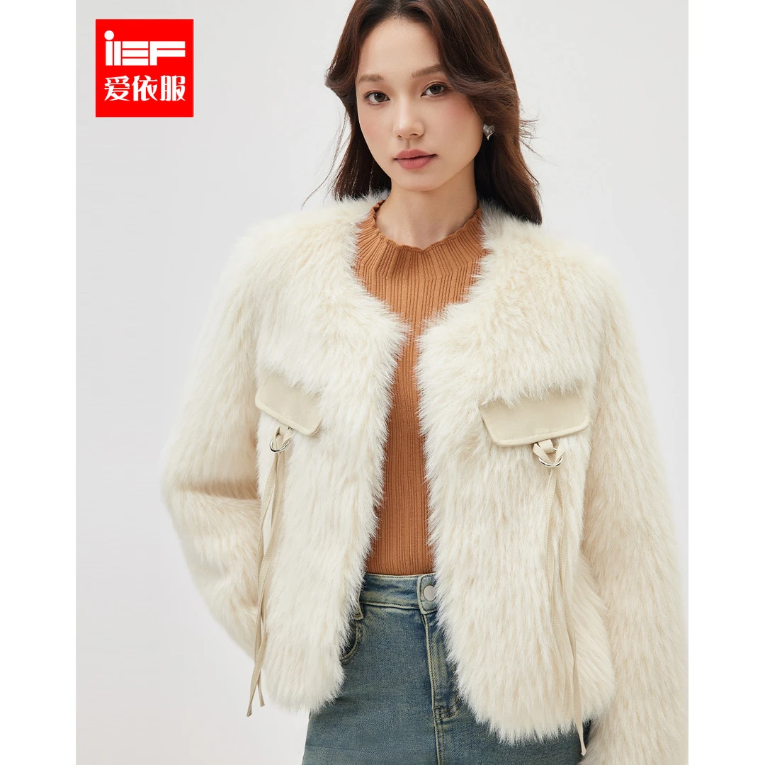 IEF/爱依服【DNA系列】2025冬季新款高级感外套小香风流光风