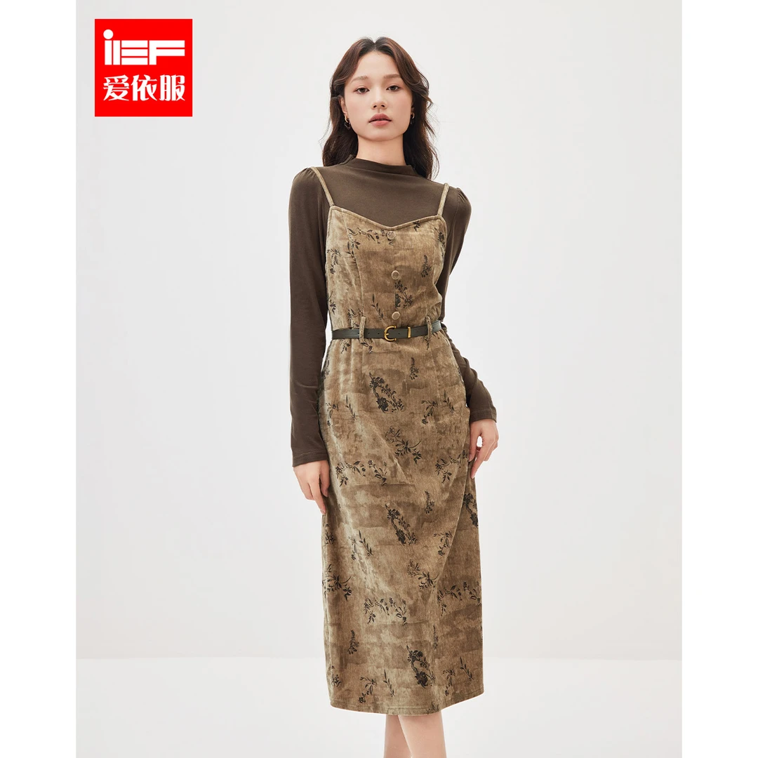 IEF/爱依服时尚套装2025秋冬新款美式甜酷个性辣妹气质里外套裙