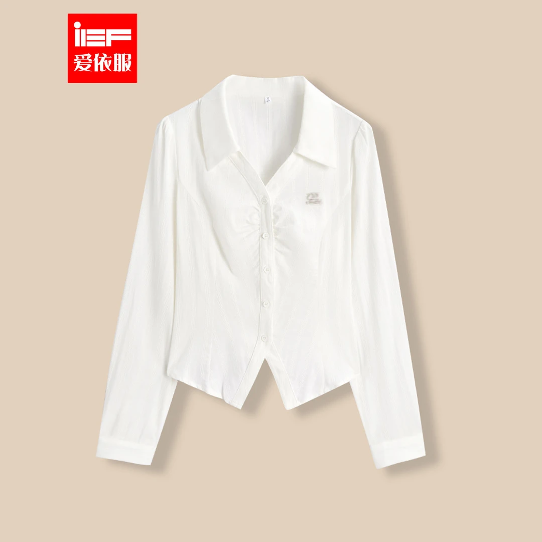 IEF/爱依服上衣2025秋季新款韩版时尚通勤辣妹气质显瘦百搭衬衫