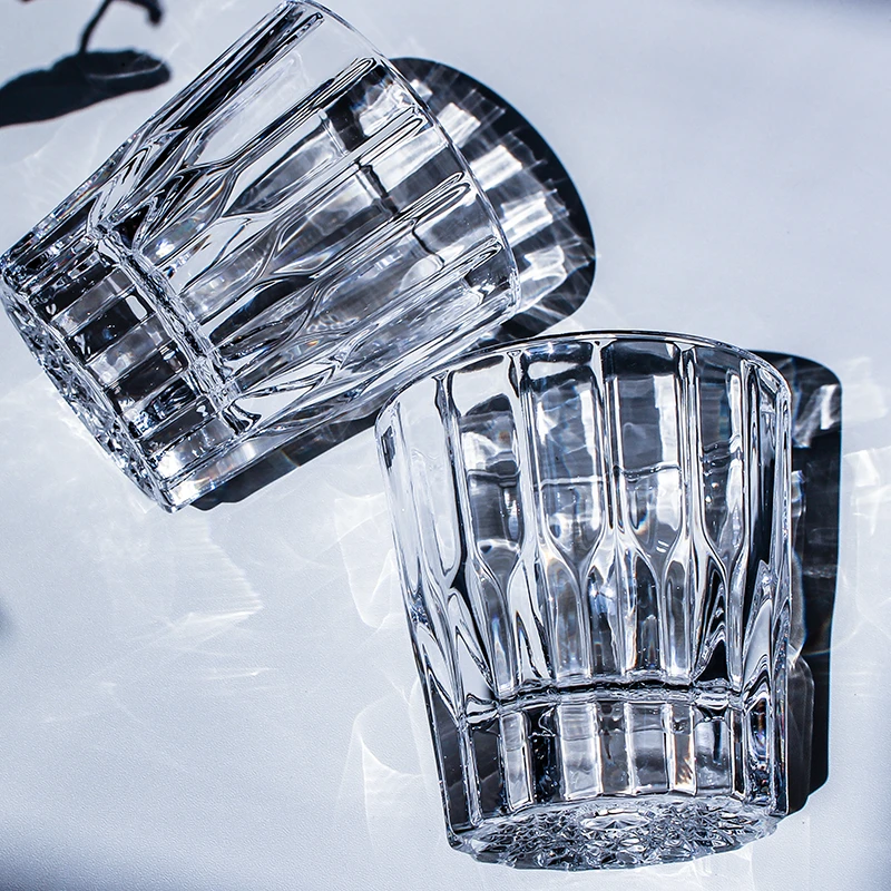 透明切子重工聚会创意简约杯威士忌洋酒杯子高级感礼物杯无铅