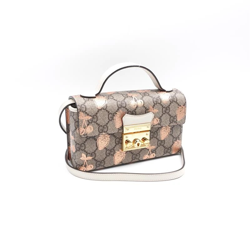 95新 GUCCI/古驰 Padlock老花水果手提单肩包T_ZY0000333950