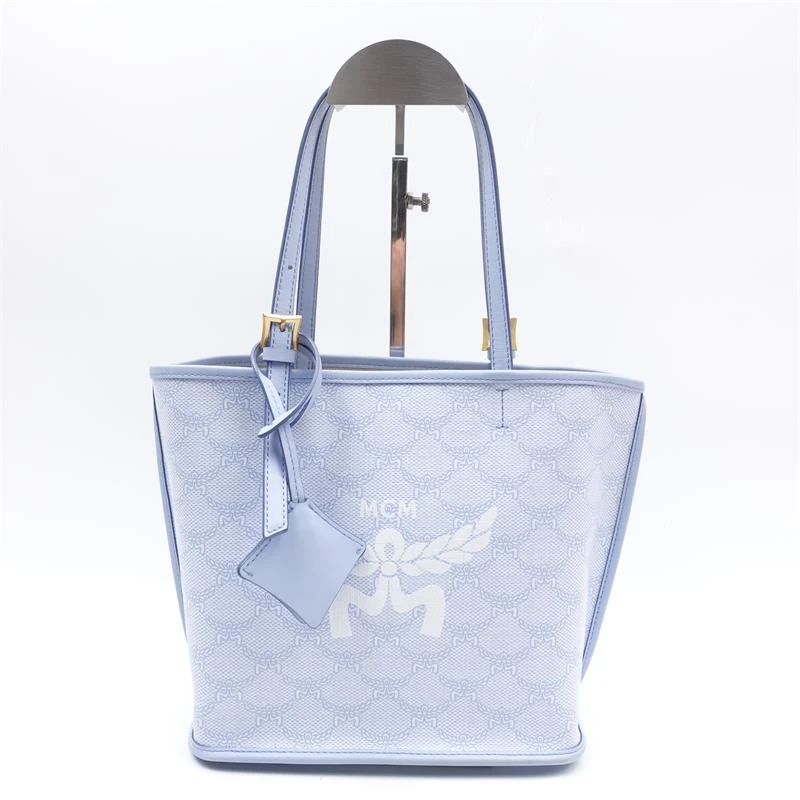 99新 MCM 蓝色老花子母 菜篮子包/T_ZY0000383452