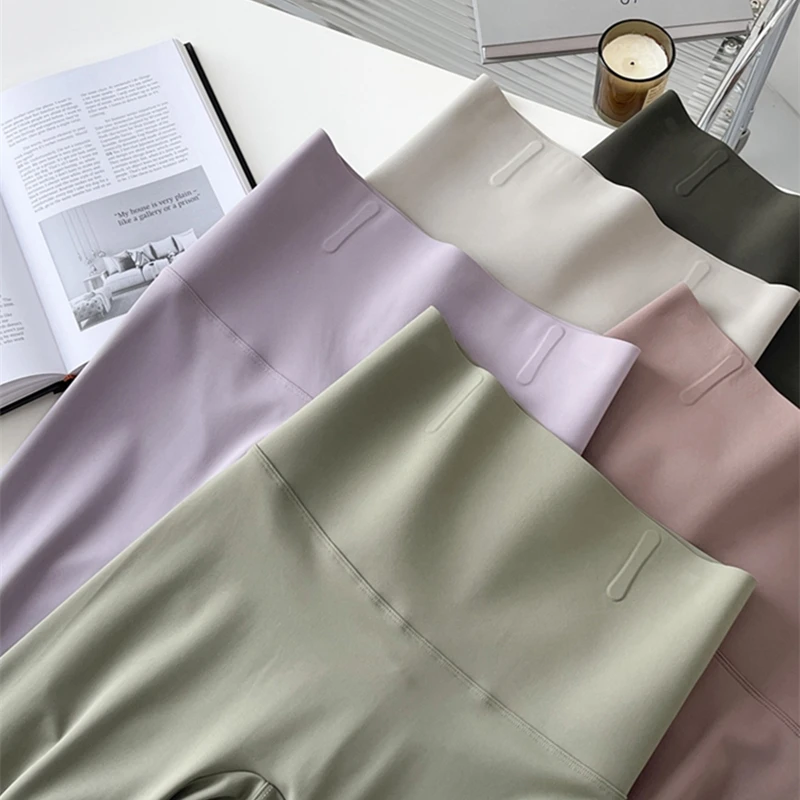 2025加绒鲨鱼裤女外穿无尴尬线秋冬新款高腰打底裤收腹提臀瑜伽裤