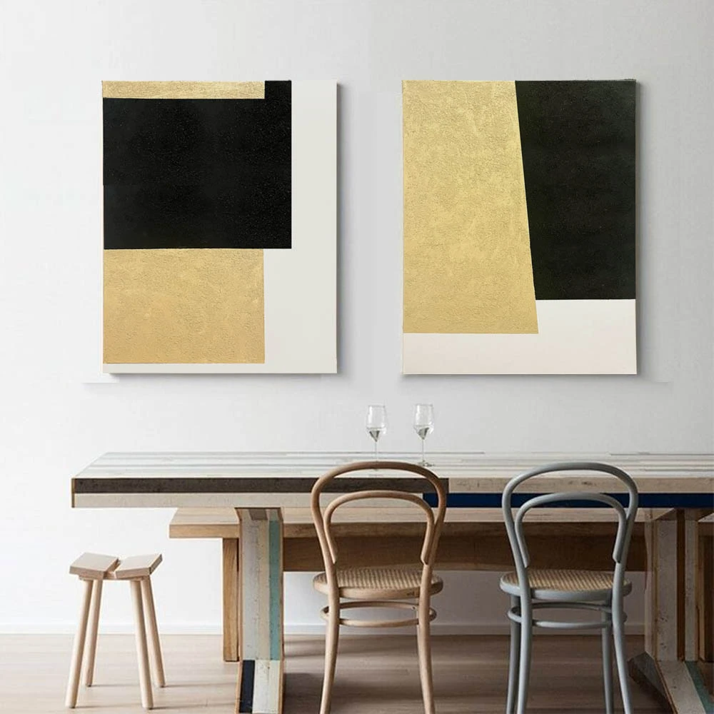 格调——纯手绘轻奢高档大气个性客厅沙发餐厅背景装饰画