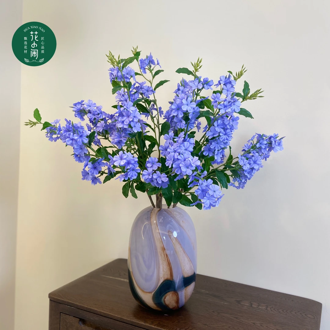 花小闹【蓝雪花】梦幻蓝紫色系蓝雪花仿真花仙女打卡摆件品质甄选