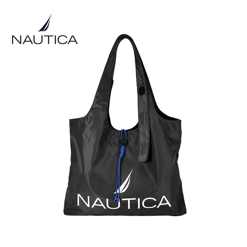 【ohwehi专属】诺帝卡编织绳扣购物袋大容量可调节斜挎单肩休闲包包