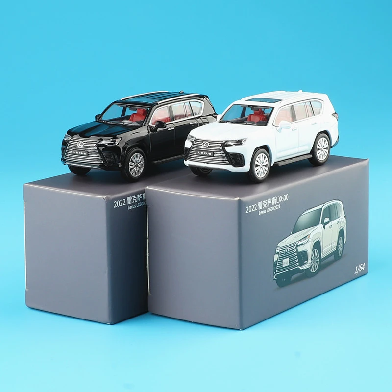 JKM1:64雷克萨斯LX600越野车全合金汽车模型摆件收藏男孩玩具车