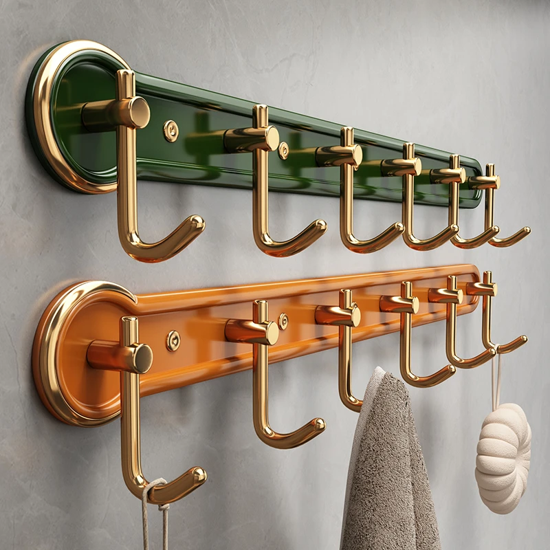 轻奢挂钩粘胶强力承重免打孔浴室卫生间壁挂粘钩墙壁门后无痕衣服