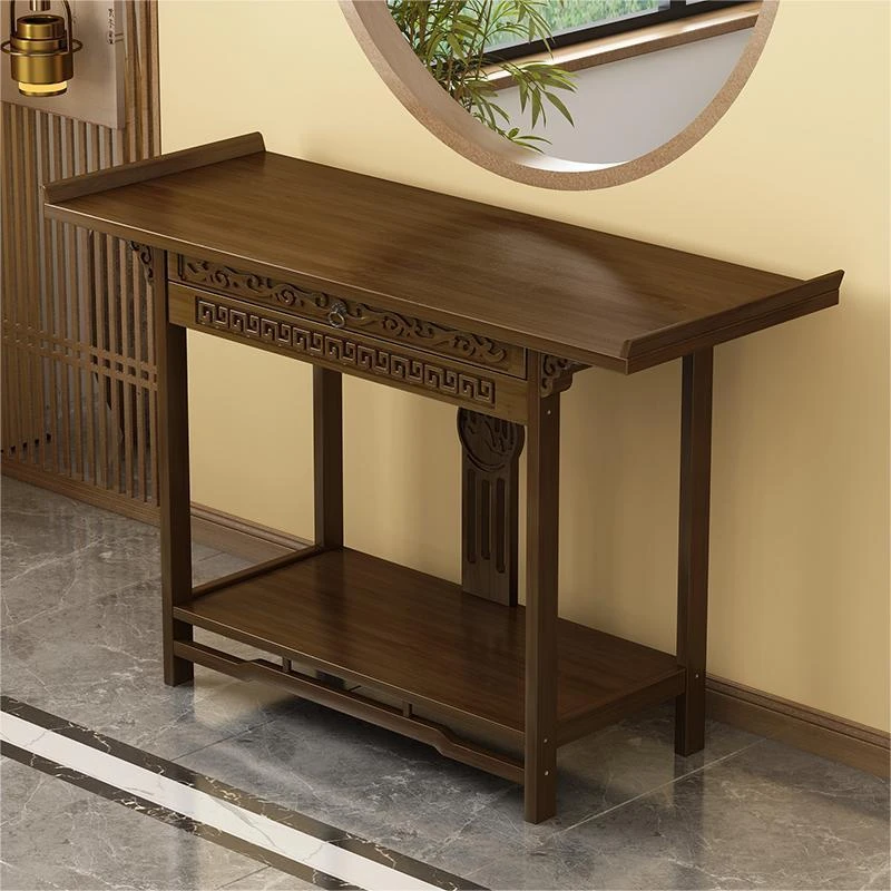 新中式案台佛台供堂桌玄关桌香火桌神台供桌香案家用供奉台敬香桌