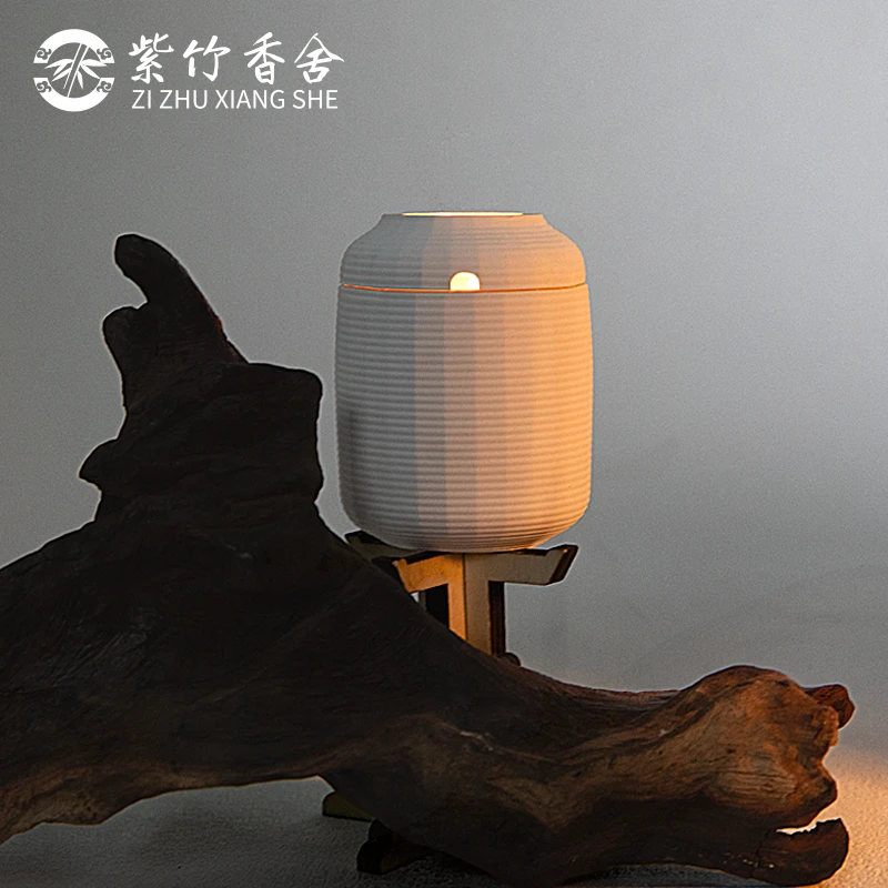 【一盏灯】新中式鹅梨帐中香香薰蜡烛国潮迷你文创灯笼古风熏香持久