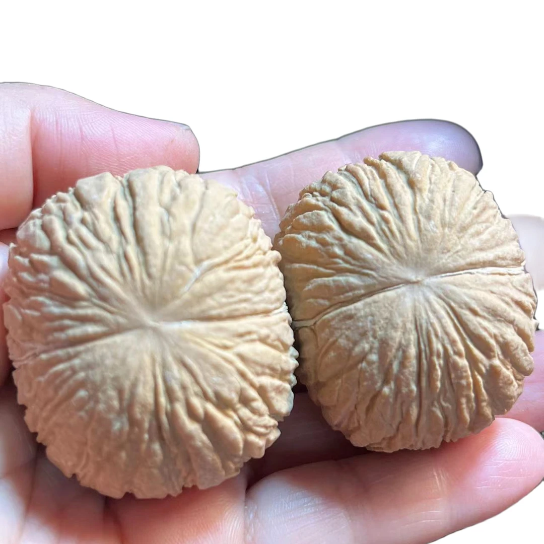 猴头核桃元宝手把件野生原皮原桩高油浅纹手捻3.5 3.6 3.7