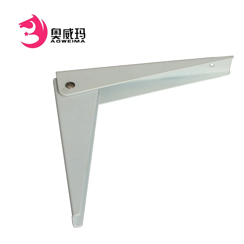 活动支架二折折叠收缩三角支架 墙壁固定层板支撑架置物三角托架