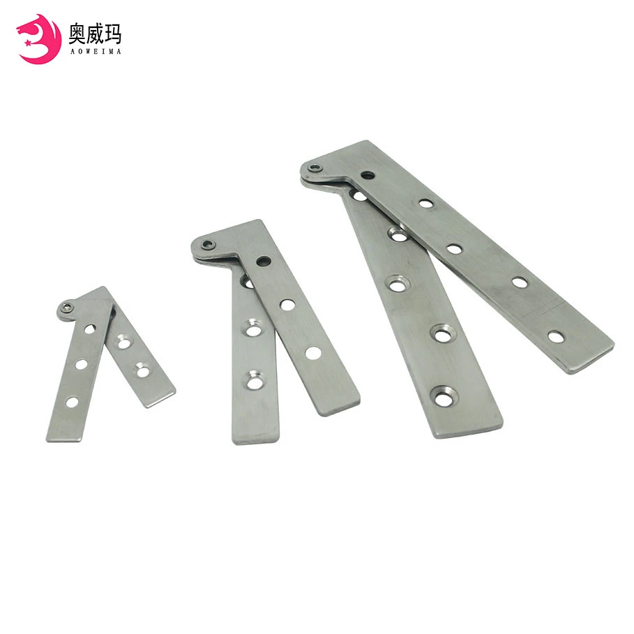 不锈钢鸡嘴铰链7字360度旋转合页消防栓转轴门轴隐藏千秋铰链