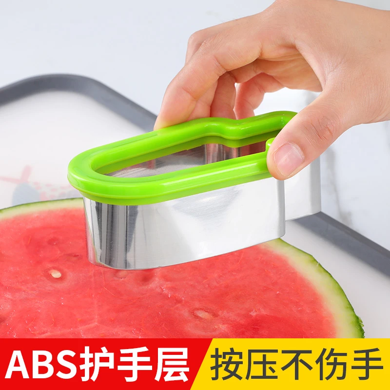 不锈钢创意切西瓜模具雪糕冰棍造型模具水果拼盘西瓜切片分割器