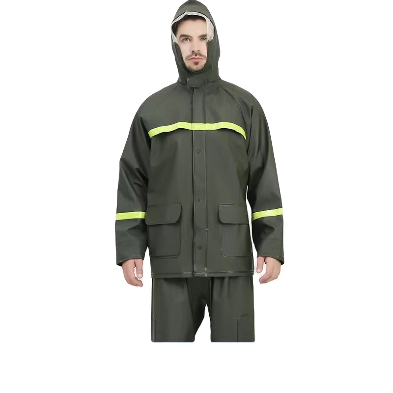 户外针织布，军绿色单上衣骑行加厚防暴透气