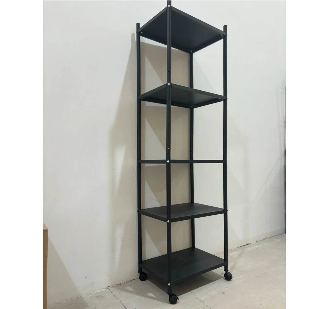 厨房落地多层置物架夹缝收纳架锅架洗手间多功能储物脸盆架防锈