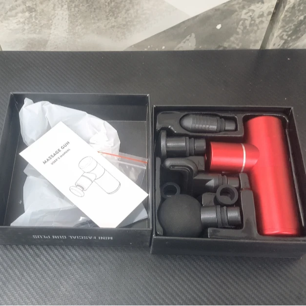 筋膜枪金属款肌肉放松器颈椎震动按摩器多功能