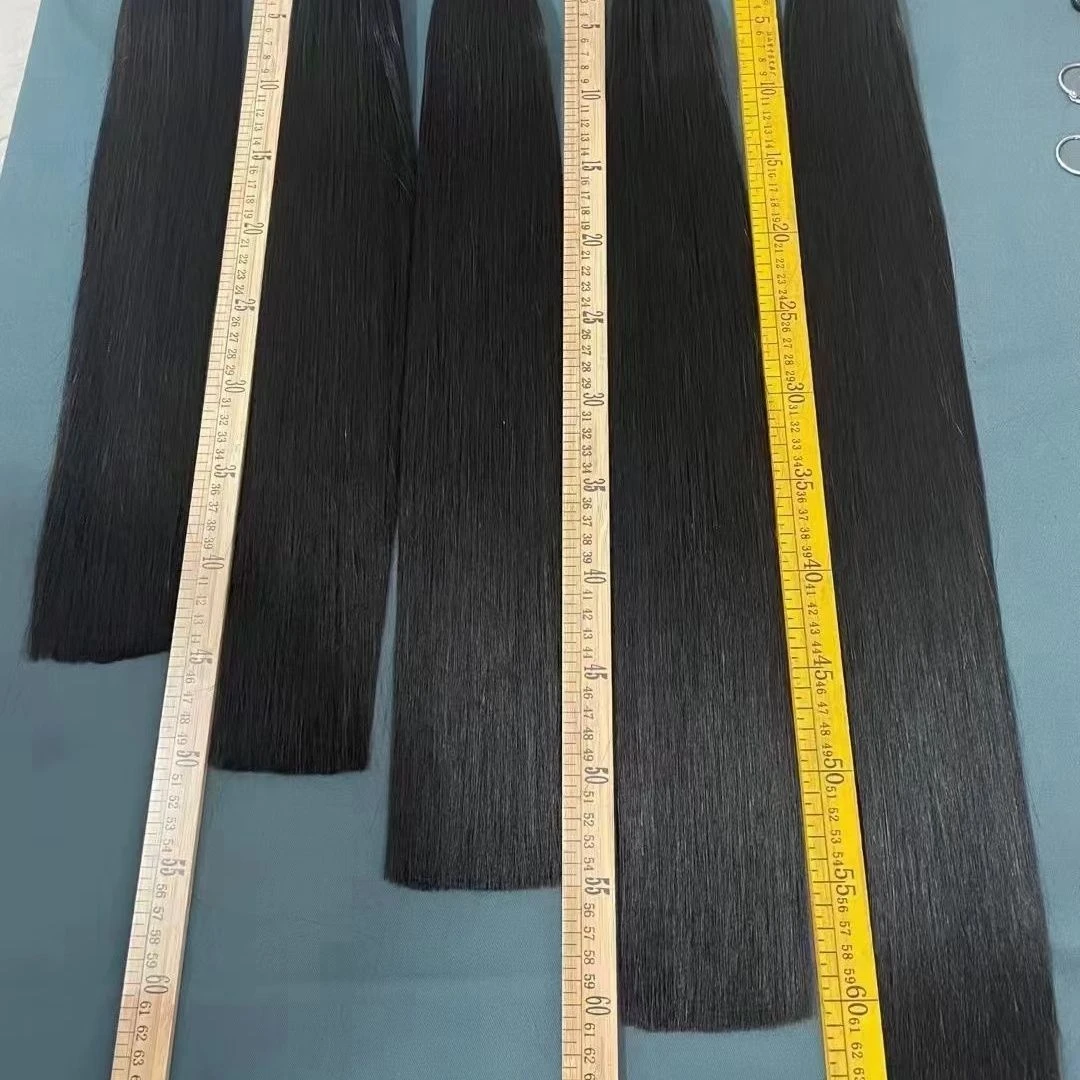 云南发无折头羽毛接发60公分40束