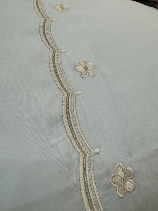 长绒棉高货双花边四件套