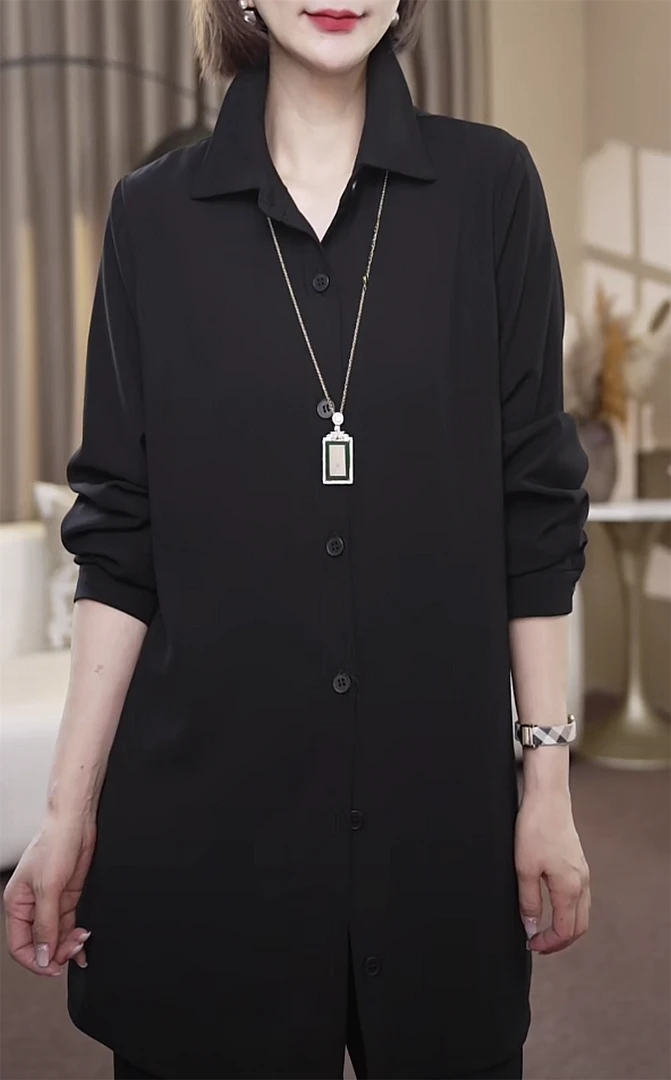 【欢姐推荐】2024冬季女装气质轻奢时尚衬衫DJ310W6422525
