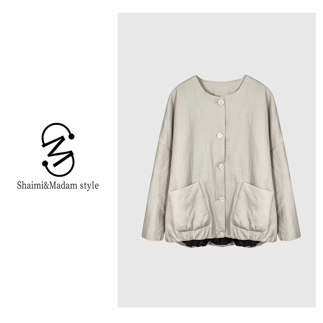 【欢姐推荐】2024冬季女装气质轻奢时尚棉服外套DJ410AC21207