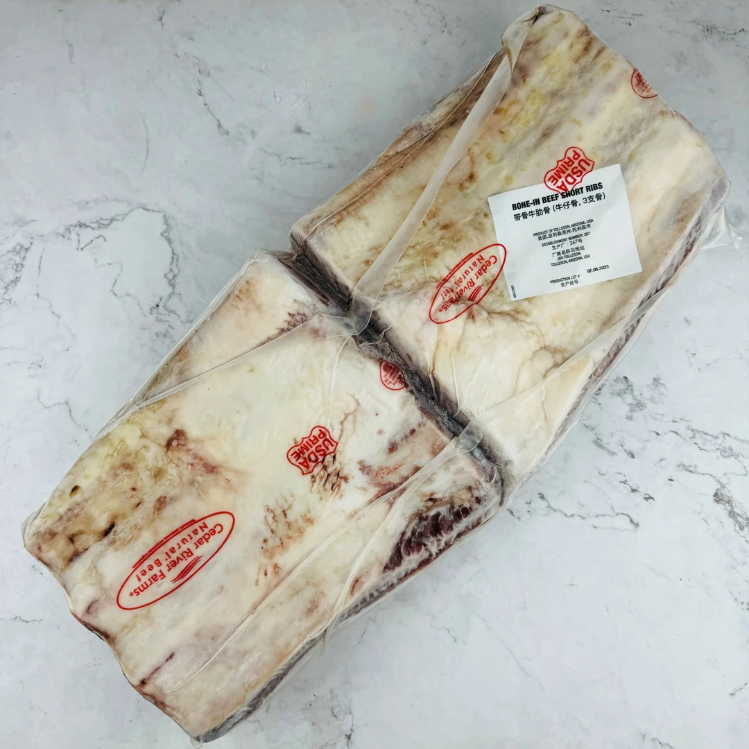 502986美国267厂prime带骨牛肋骨牛仔骨3支骨