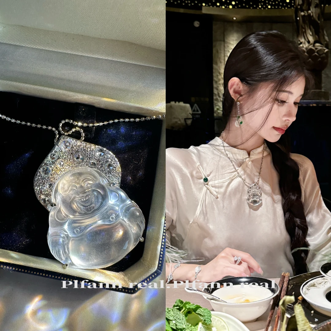 链子925银合成锆石 超超大佛公 贵气感十足 P0601