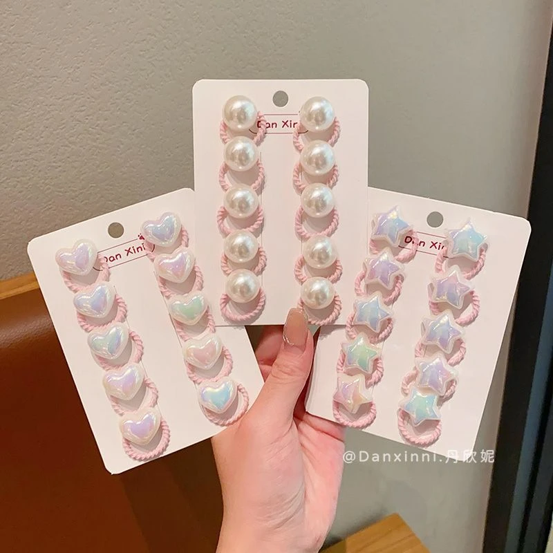 新款儿童皮筋高弹力宝宝扎啾啾不伤发头绳女孩绑小辫子橡皮筋发饰