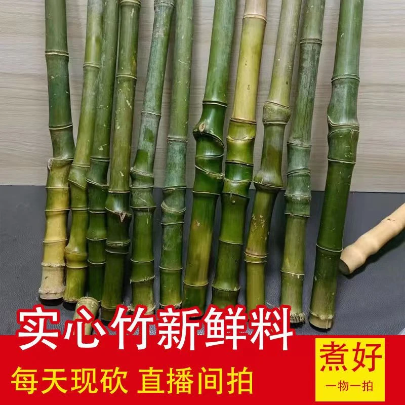实心玉竹下山毛料