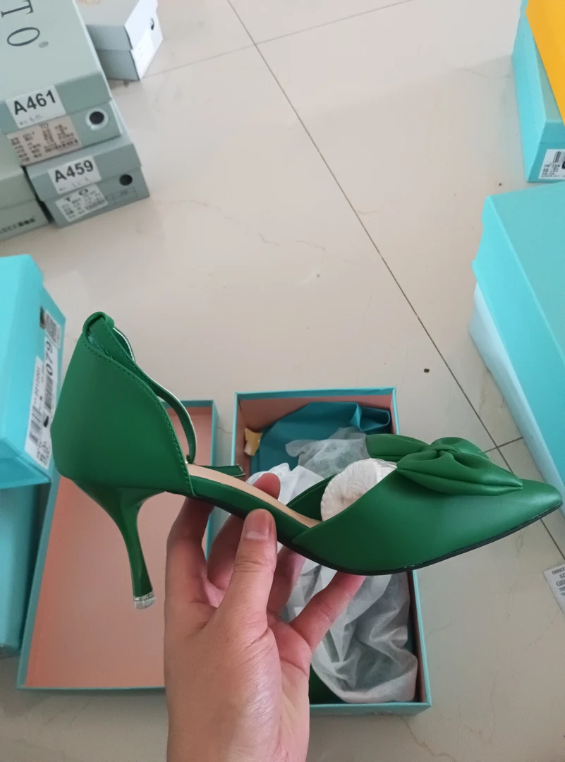 新款086时尚高端细跟高跟女鞋